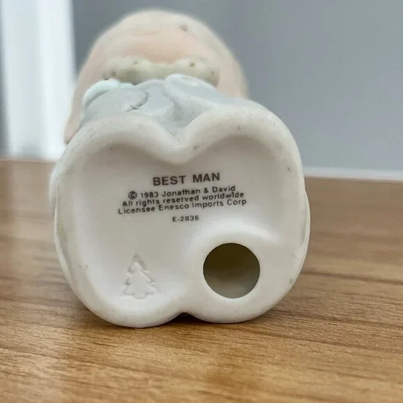 VINTAGE Precious Moments 1984 "Best Man" #E-2836 Wedding Best Man Figurine - Picture 5 of 5